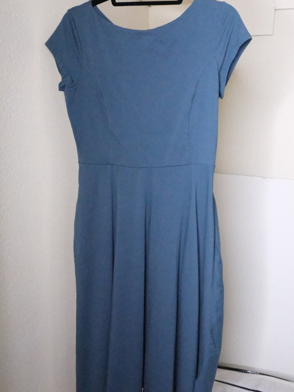 Pact organic cotton fit and flare dresss women's medium